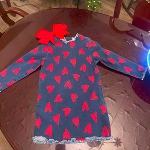 Gorgeous heart denim dress by Stella McCartney!